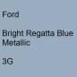 Preview: Ford, Bright Regatta Blue Metallic, 3G.